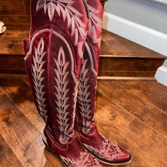 LANE BOOTS
LEXINGTON OTK CORSET - SMOLDERING RUBY
SKU: LB0499E-050 - Picture 5 of 15